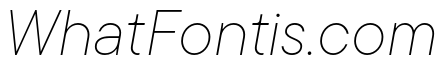 TT Commons Pro ExtraLight Italic