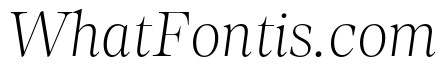 Loretta ExtraLight Italic Display