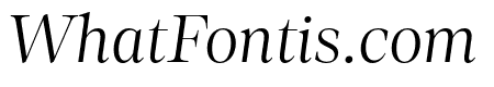 Loretta Light Display Italic