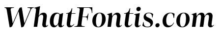 Loretta SemiBold Italic Display