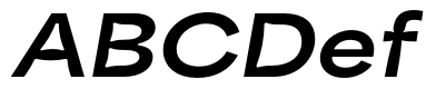 Area Inktrap Extended ExtraBold Italic