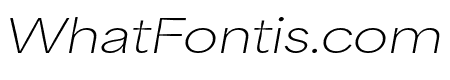 Area Inktrap Extended Thin Italic