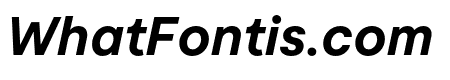 Moderat Bold Italic