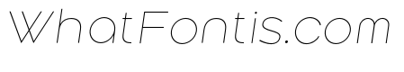 Along Sans s2 ThinItalic