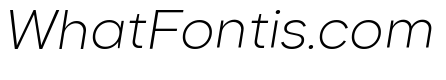 Goldbill XL Light Italic