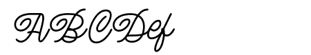 The Boutique Cursive   Inky