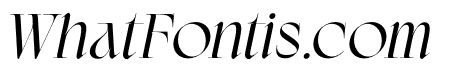 Montgrove   Italic