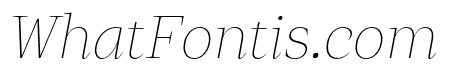 Klimaks   Thin Italic