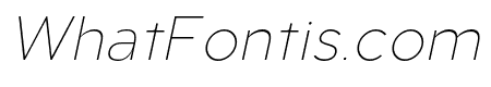 AukimExtraLightItalic