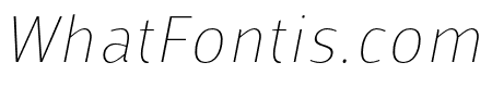 Mally Condensed Thim Italic