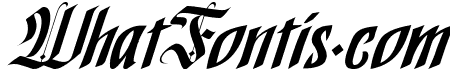 POWER BLACKLETTER Italic