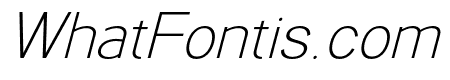 Compactible Thin Italic