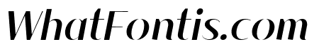 Modestic display Bold Italic