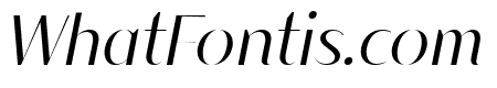 Modestic display Medium Italic