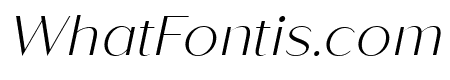 Saldo ExtraLight Italic