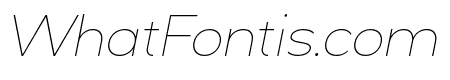 Moula Thin Italic