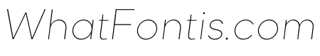 Munika Thin Italic