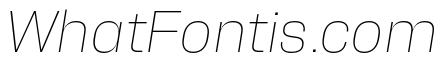 Alfabet Thin Italic