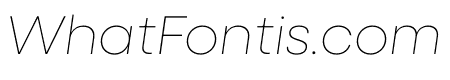 Neulis Sans Hairline Italic
