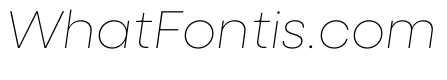 Neulis Sans Thin Italic
