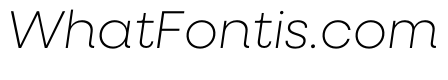 Neulis Neue Extra Light Italic