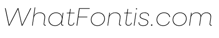 Neulis Neue Hairline Italic