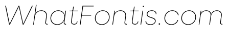 Neulis Neue Thin Italic