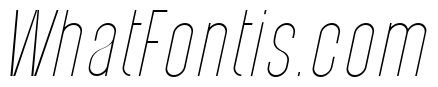 PostScriptum Thin Italic