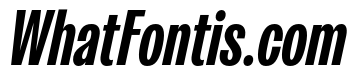 Kensington Compressed Bold Italic