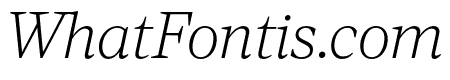 Viroqua Thin Italic