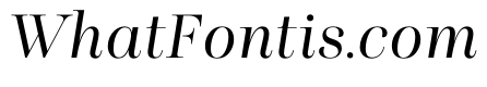 Presti Display Italic
