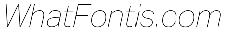 Aktiv Grotesk Geor Hair Italic