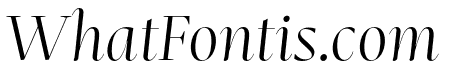 Mastro Display Light Italic