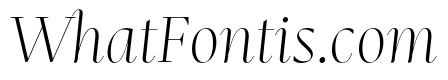 Mastro Display Extra Light Italic
