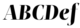 Mastro Display Extra Bold Italic