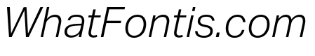 Aktiv Grotesk Mlym Light Italic