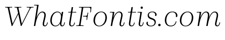 Presti Text Light Italic
