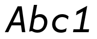 Azo Mono Italic