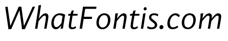 Guyot Sans Light Italic