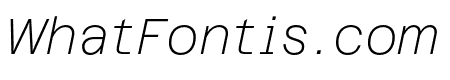 AzeretSemiMonoTRIAL ThinItalic