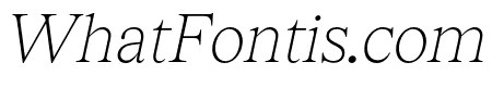 TobiasTRIAL ThinItalic