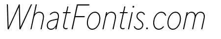 TT Norms Pro Condensed ExtraLight Italic