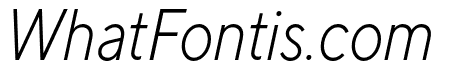 TT Norms Pro Condensed Light Italic