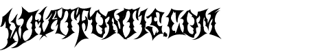 MorseBlackMetalFont-Regular
