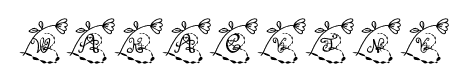 MAM Flower love FONTS