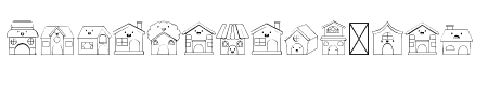 Cute Home Dingbats