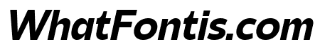 Normaliq Bold Italic