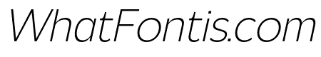 Normaliq-ExtraLightItalic