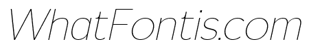 Normaliq Thin Italic