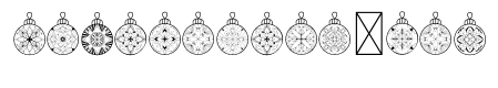 Mandala Xmas Ball Dingbats